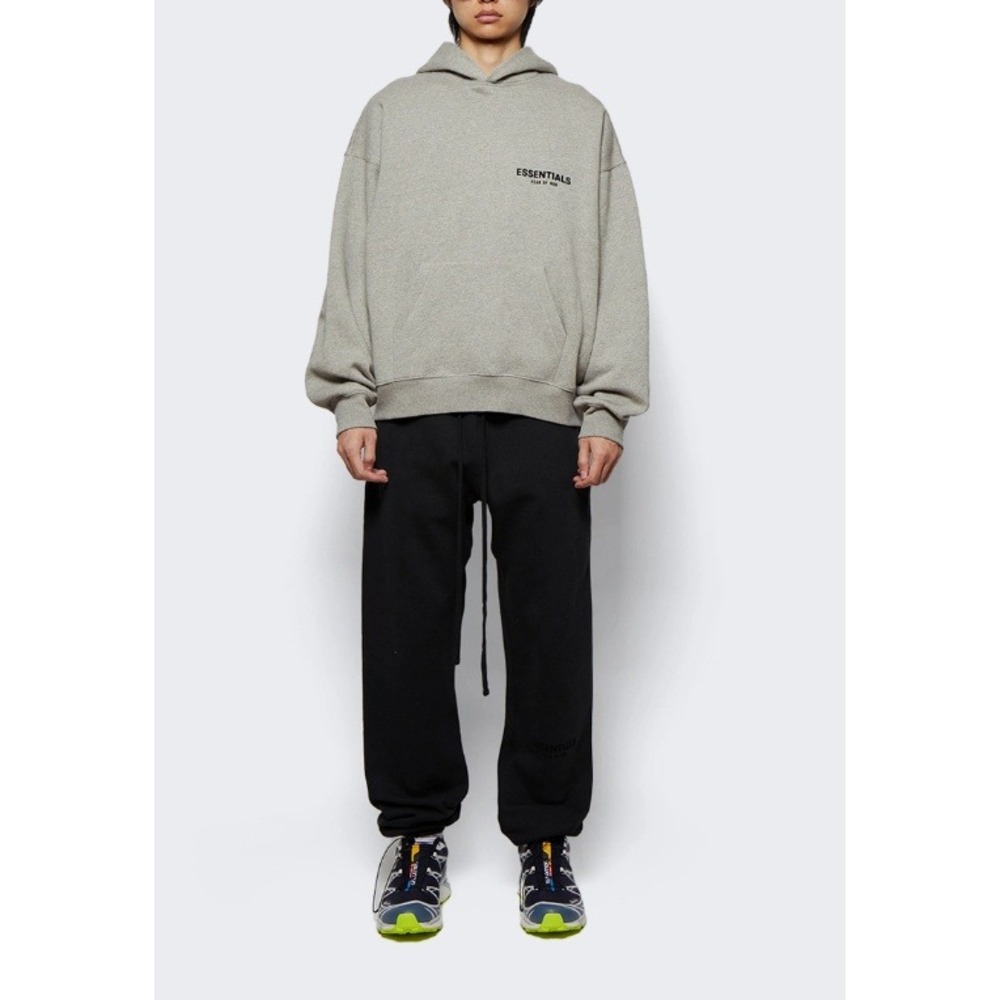 Fear of God Essentials Men's Dark Oatmeal‎ Essentials Hoodie NWT Size S